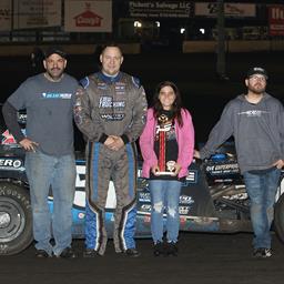 Season points opener wins to Shute, Logue, Fye, Smith, Bryan, and Brown