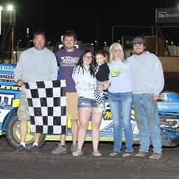 McBirnie from 19th to the win at Iowa&#39;s Action Track
