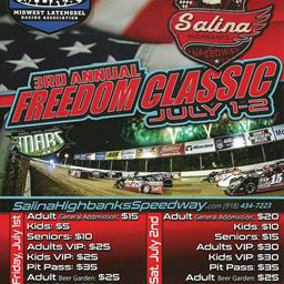 3rd Annual Freedom Classic July 1st and 2nd