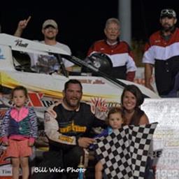 Hall wins feature and championship at Waynesfield
