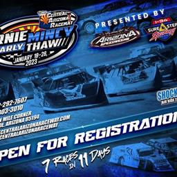 Registration is open for Ernie Mincy Early Thaw