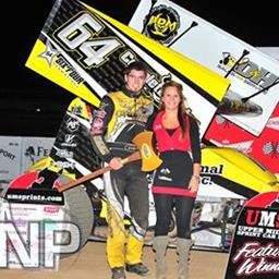 Thiel With Exciting Last Lap Pass For Axe Win