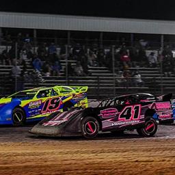 Merritt Speedway (Lake City, MI) – DIRTcar Supers – Wood Tic Memorial – August 5th, 2023. (Randy Ellen Photography)