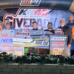 Braxton Weger On Top With NOW600 During Round 2 Of The KKM Giveback Classic!