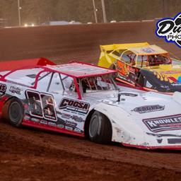 Talladega Short Track (Eastaboga, AL) – Alabama Dirt Track Jamboree/ Ice Bowl Qualifier – October 14th, 2023. (Ducklens Photography)