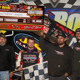 Macri 3-peats Keith Kauffman Classic, Amantea and Perigo Win Wingless Thrillers