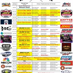 2022 BHS Tentative Schedule