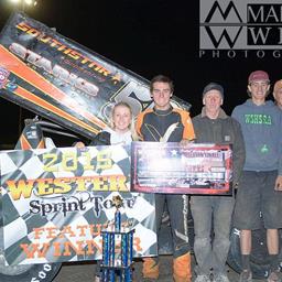 Starks Captures Western Sprint Tour Season Finale and Championship
