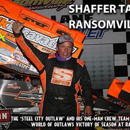 Tim Shaffer Goes Flag-to-Flag at Ransomville