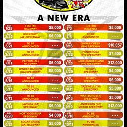 Coltman Farms Racing Southern All Stars Series Releases Tentative 2025 Schedule