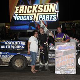 Beckendorf, Larson, Looft, Hollatz and Myott Score Wins During EMS Appreciation Night at Jackson Motorplex