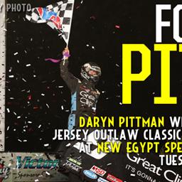Pittman Wins Four In-A-Row at New Egypt