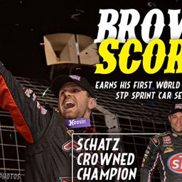 Brown Wins, Schatz Crowned Champion