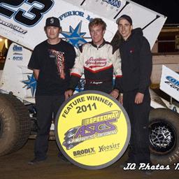 Bergman Best in Speedway Motors ASCS Midwest Opener at I-80!