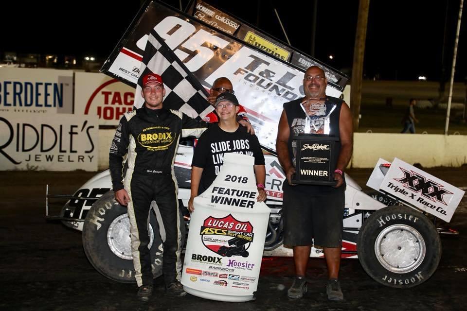 Covington Works the Cushion to Score the Win at Brown County Speedway