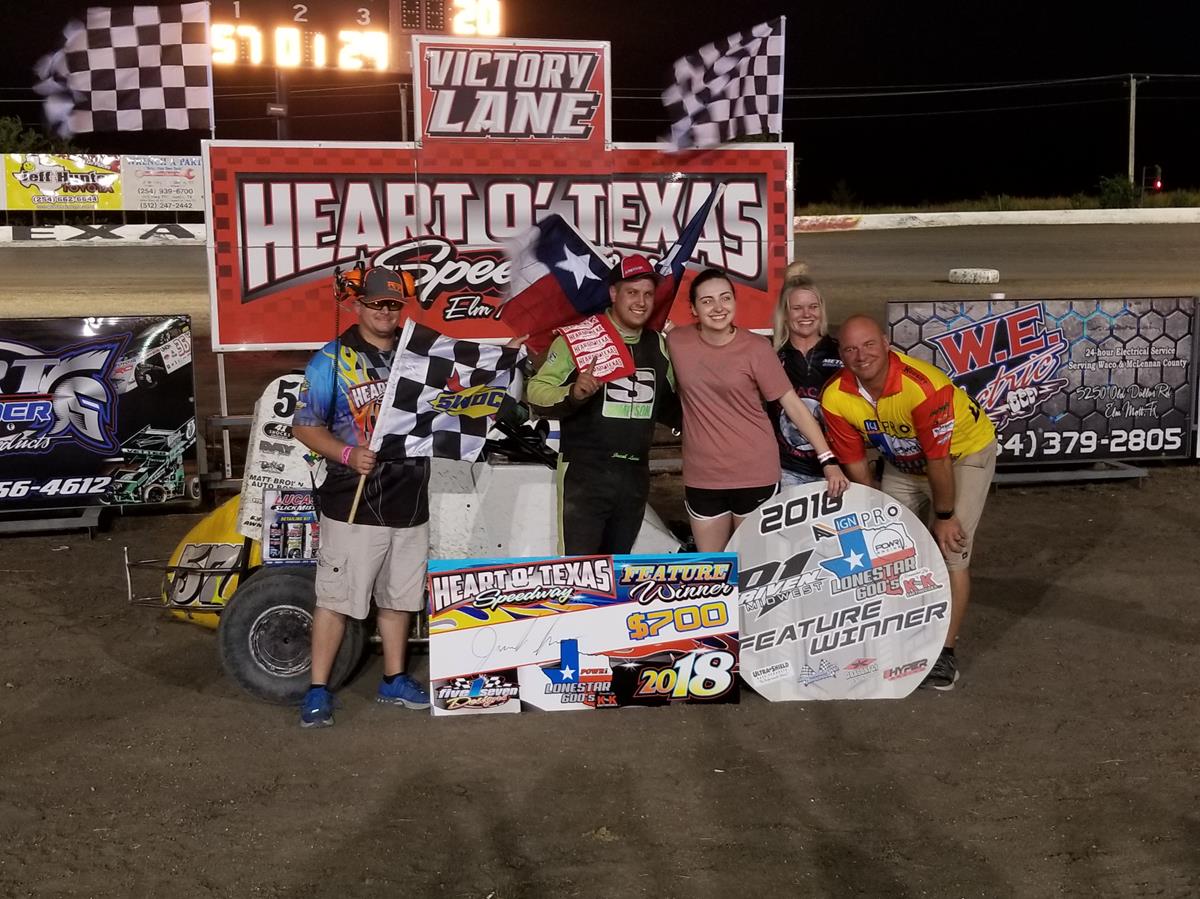 Lucas & Hyland Top Night #1 at Heart O' Texas Speedway