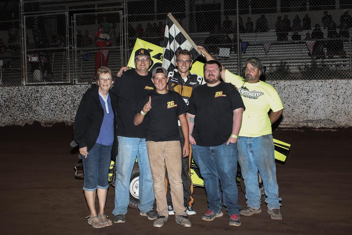 Jarrett Martin Triumphant at Show Low Speedway Park Friday; Records Podium Finish Saturday