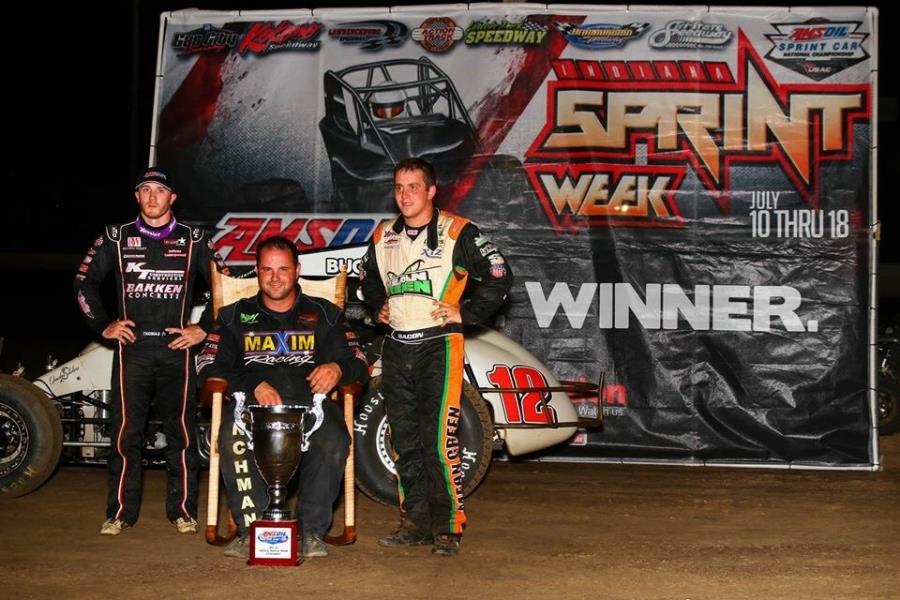 Short Ends Drought with Haubstadt Score; Ballou Wins "Sprint Week" Title