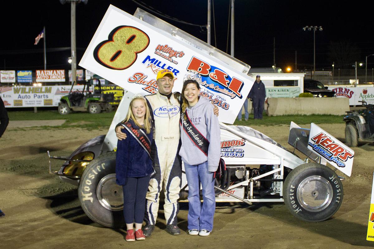 Clark gets late race pass to win FAST 305 sprints & Andrews wins at Fremont