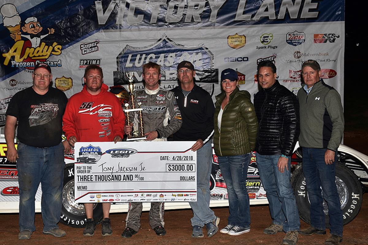 Tony Jackson Jr. celebrates MLRA victory at West Plains