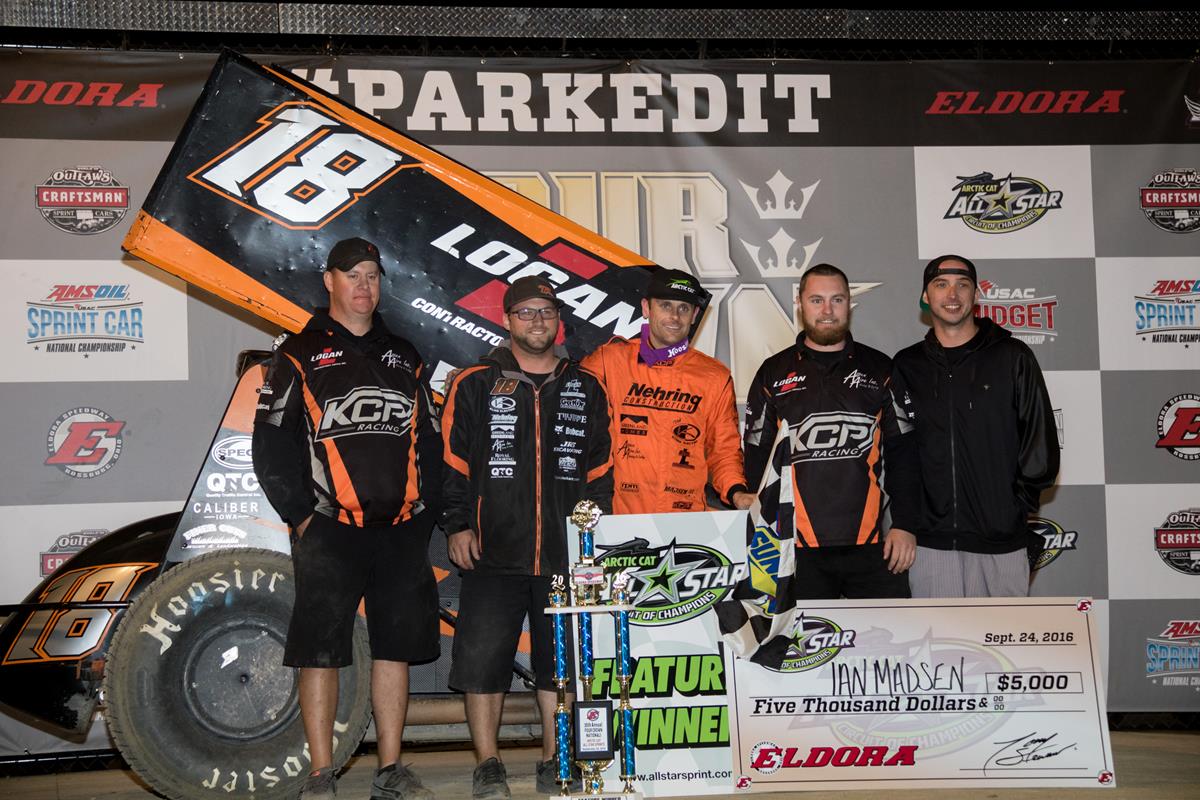 Ian Madsen scores Four Crown Nationals victory for first ever Eldora Speedway win