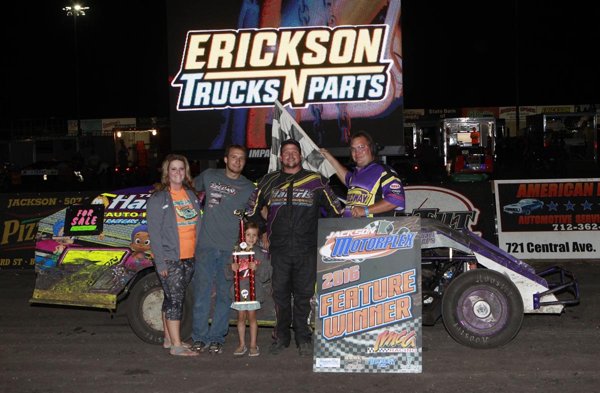 Jeff Larson, Myrvold and Forsburg Earn First Wins at Jackson Motorplex With Dustin Larson and Lonneman Returning to Victory Lane