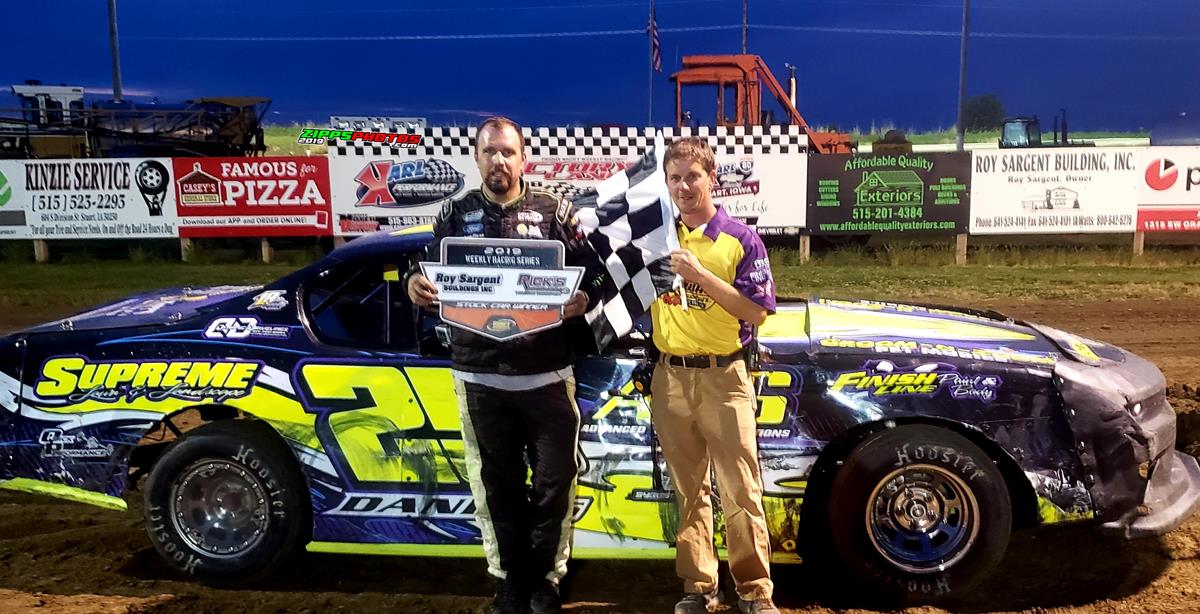 Daniels Takes Stock Car Thriller