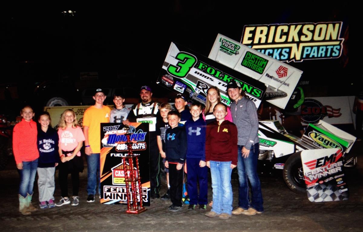 Kaeding, Bruns, Forbrook, Beckendorf and Looft Net Wins During New Fashion Pork Night at Jackson Motorplex