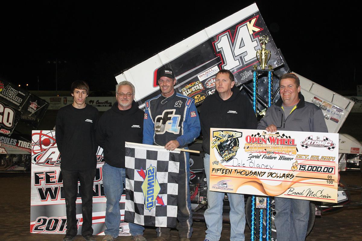 Blaney Bests Stout Field to Claim $15,000 During Renegade Sprints Open Wheel Championships