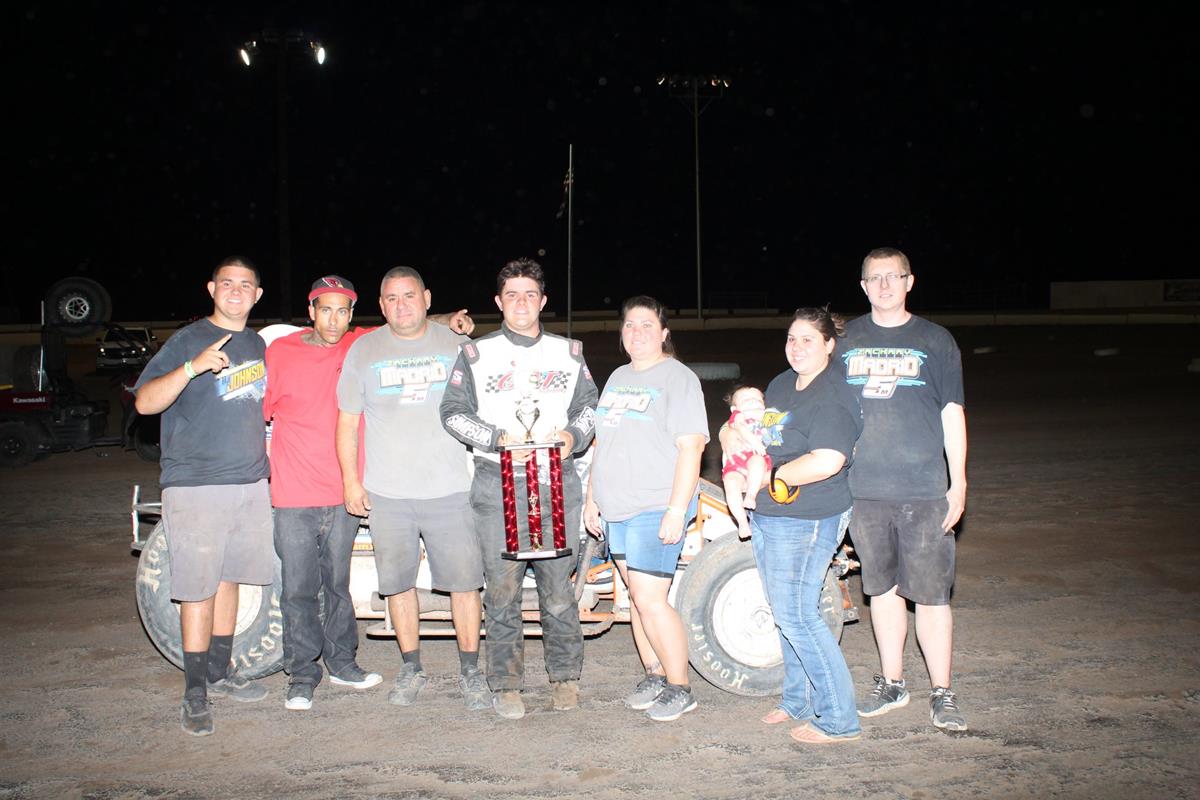 Zachary Madrid Captures Sprint Car Victory and Modified Podium at CSP’s Birthday Bash