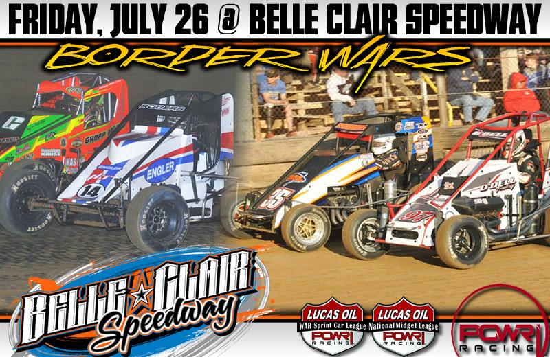 MIDGETS & SPRINTS ON DISPLAY AT BELLE-CLAIR’S BORDER WARS