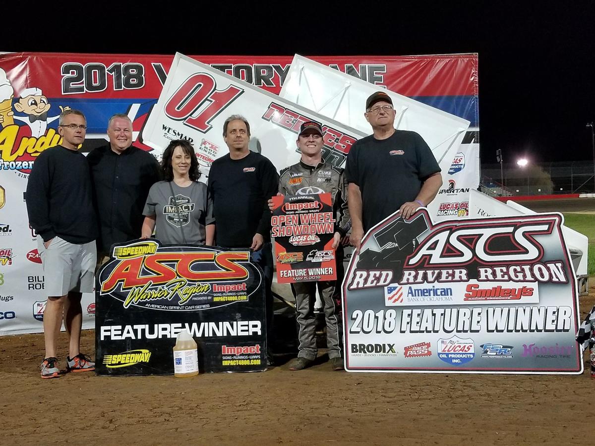 It’s Logan Seavey At Lucas Oil Speedway in ASCS Red River/Warrior Competition