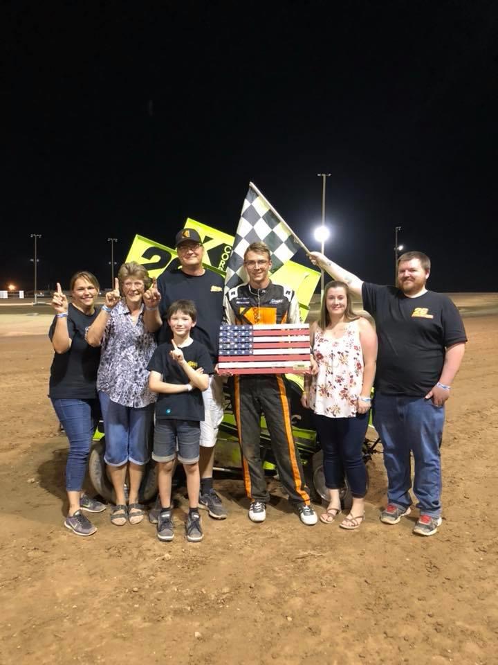 Jarrett Martin Earns Seventh Micro Sprint Victory of Season