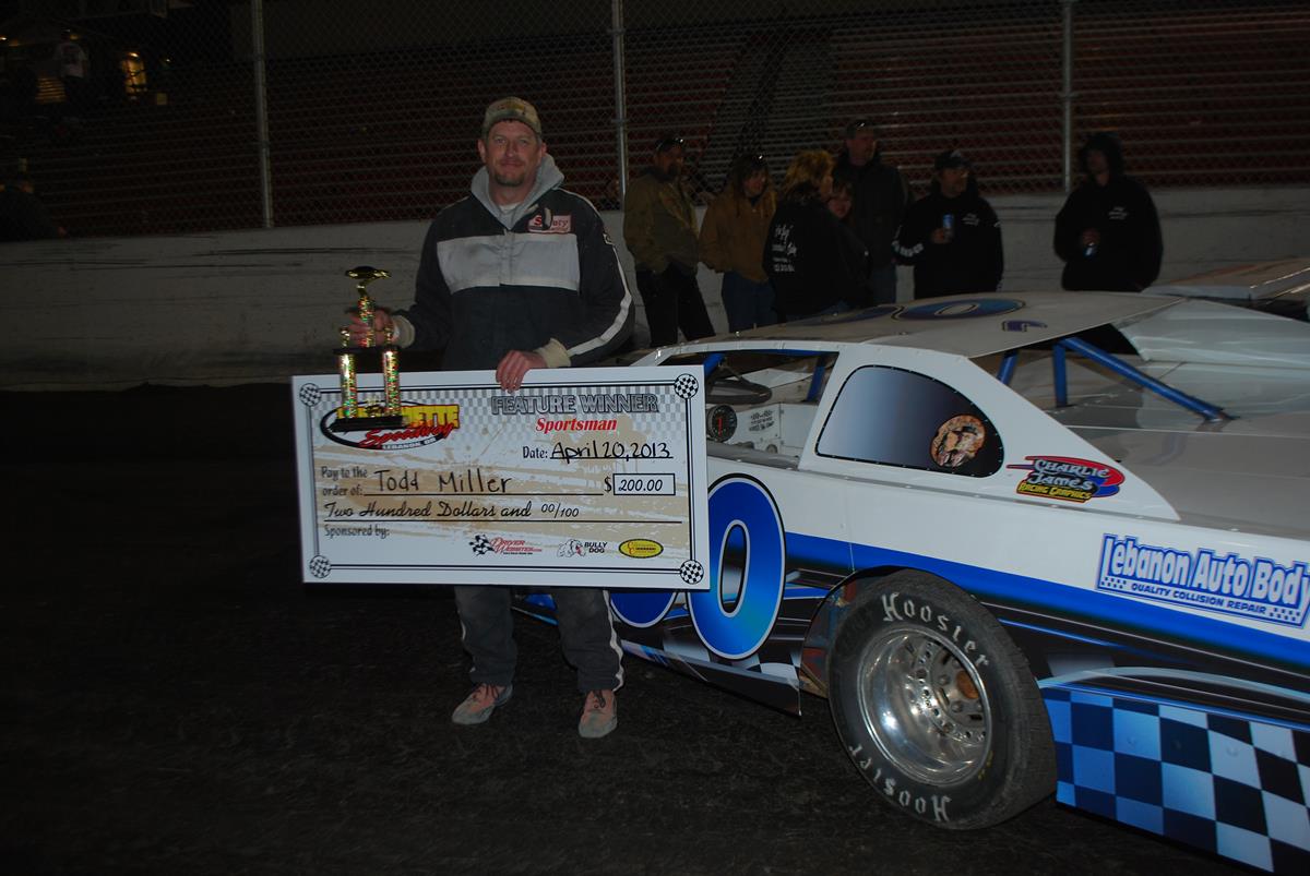 Sportsman Feature To Miller