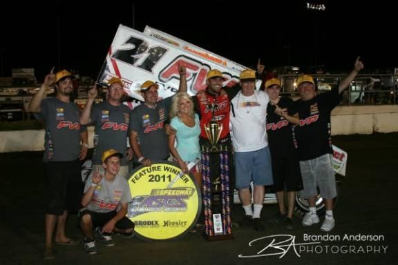Brian in Victory Lane at I-80 (Brandon Anderson Photography)