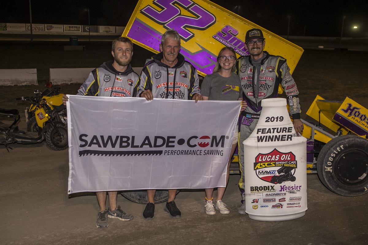 Hahn Holds Off Hafertepe In Lucas Oil American Sprint Car Series Battle At Big Sky Speedway Finale