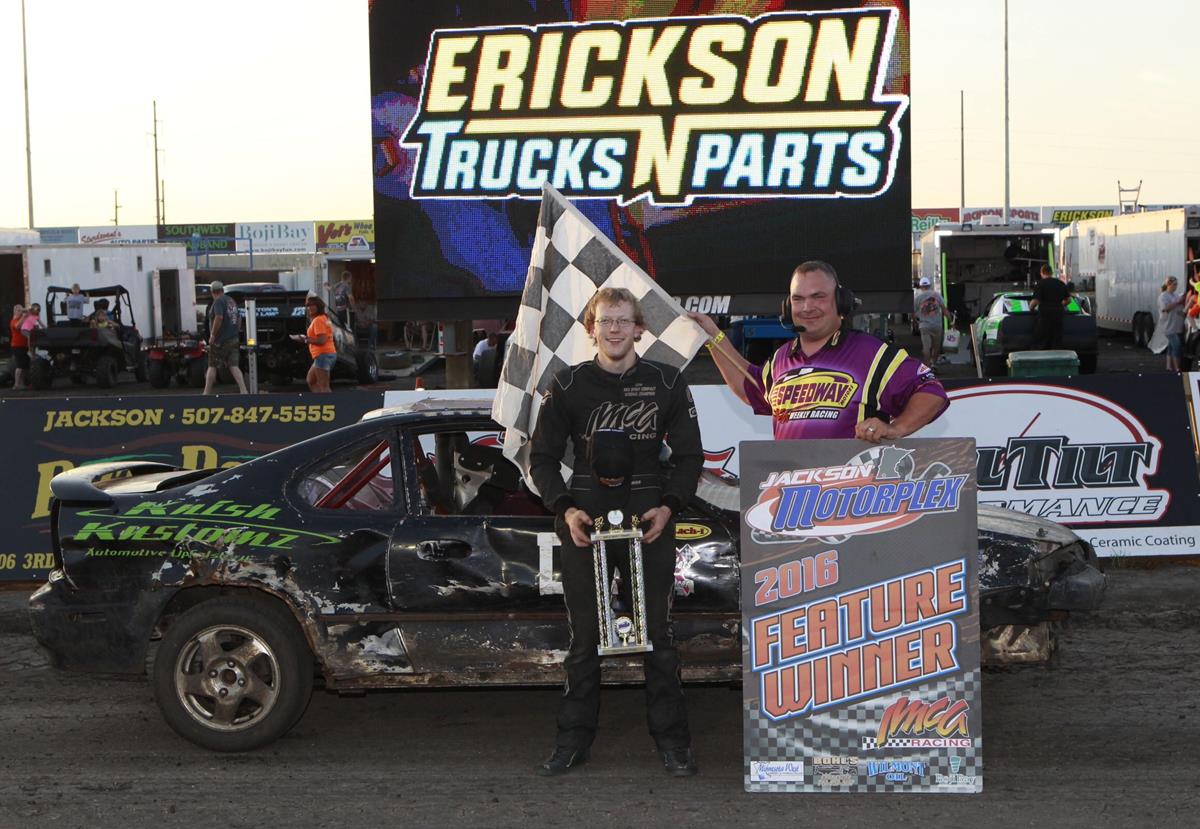 Coopman Captures Record-Setting Seventh Straight Win at Jackson Motorplex with Looft, Larson, Nielsen and Lonneman Also Victorious