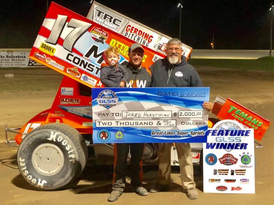 HORSTMAN WINS 2nd FEATURE OF SEASON