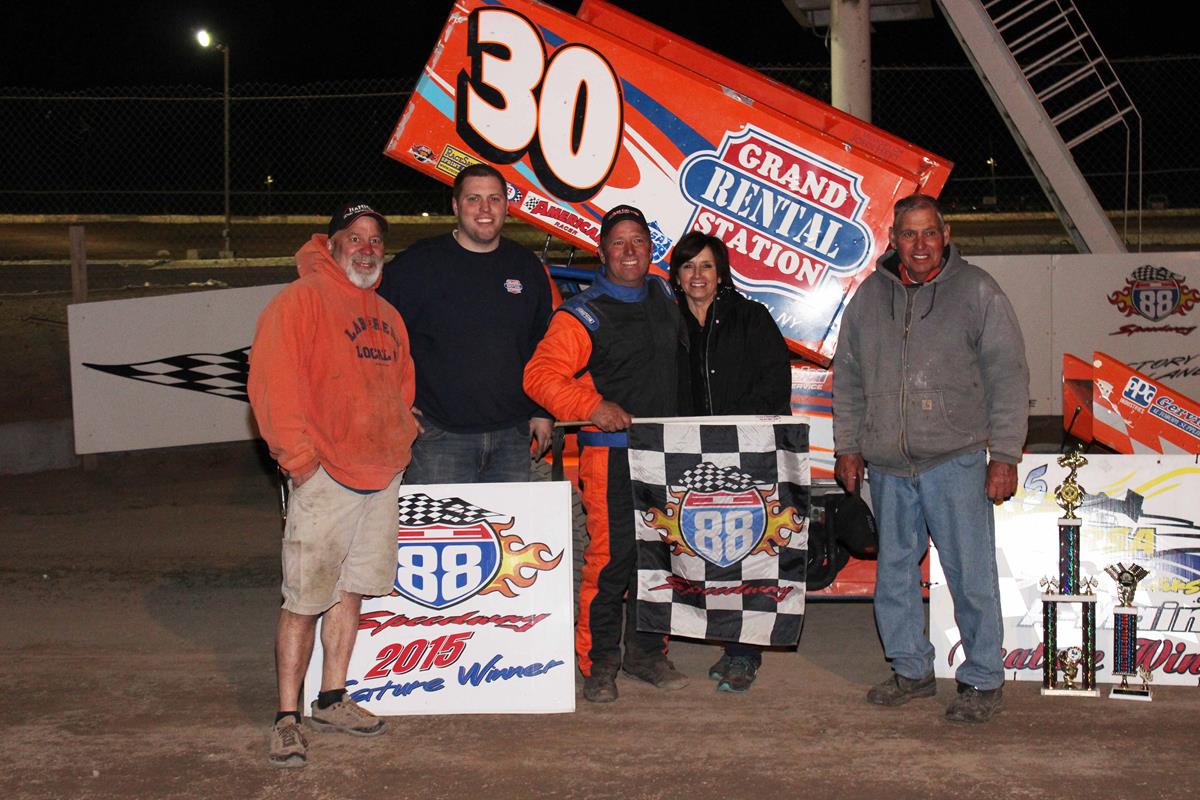 Scott Goodrich Captures Second Win of 2015 at I-88 Speedway