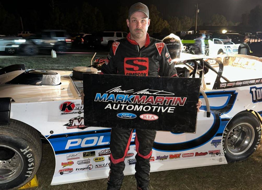Jon Mitchell won the 2024 CCSDS season finale during the $5,000-to-win Spooky 50 at Super Bee Speedway (Chatham, La.) on October 19.