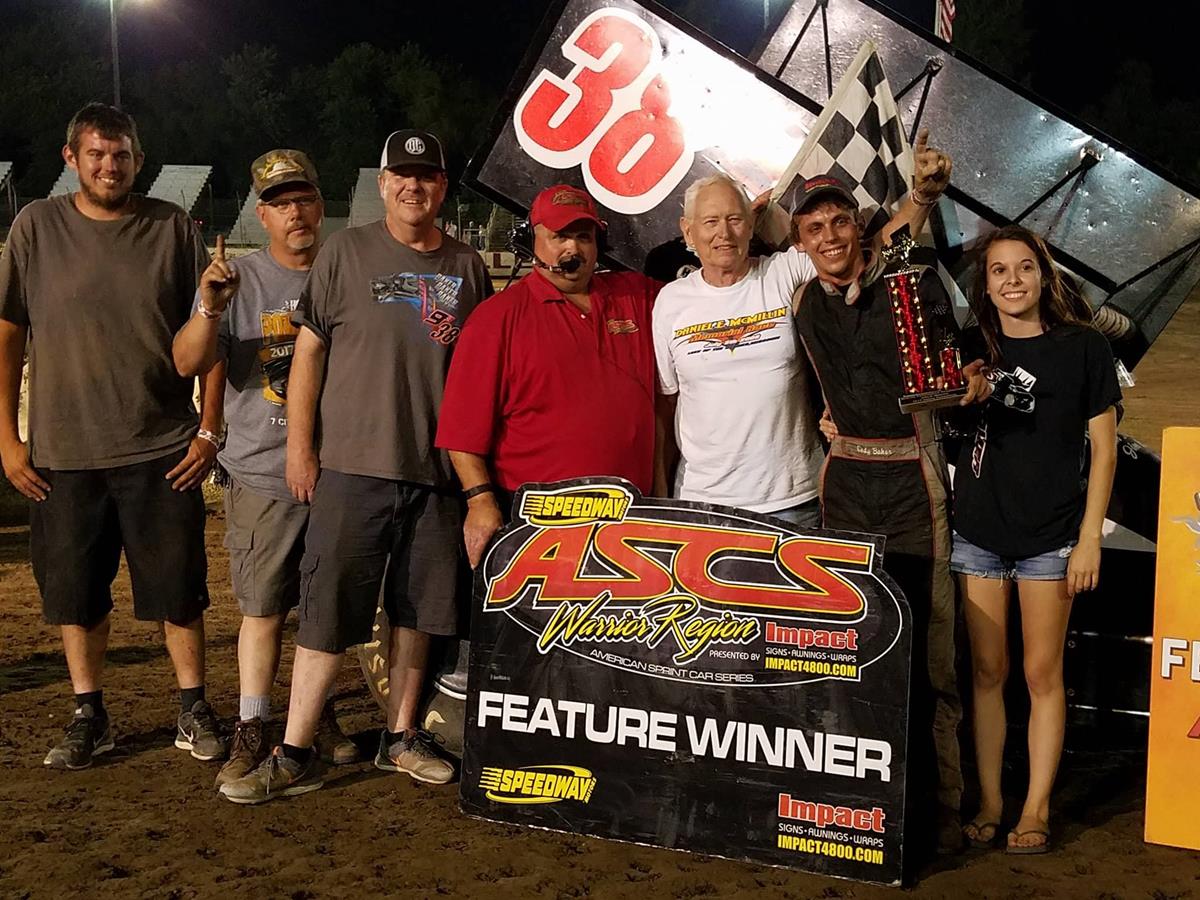 Cody Baker Gets It Done With ASCS Warrior Region At Valley Speedway