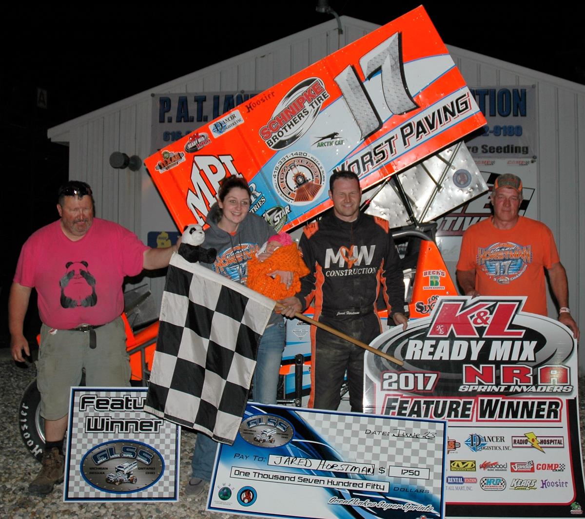 Horstman Wins Wild GLSS/NRA Feature at I-96