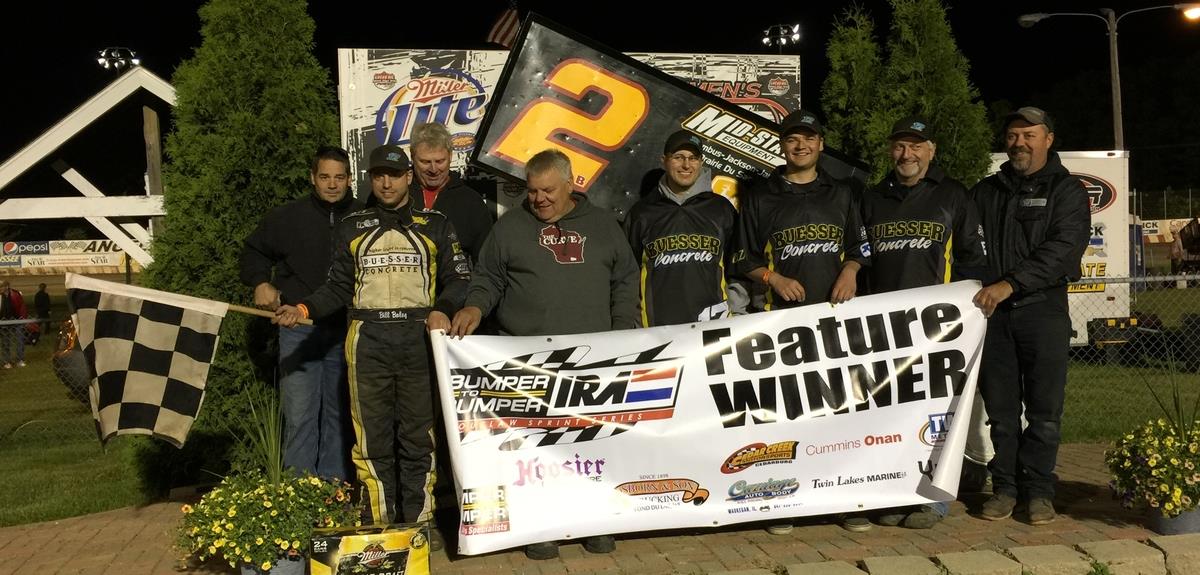 BALOG VICTORIOUS ON RECORD SETTING NIGHT AT ANGELL PARK SPEEDWAY, OUTRUNS MADSEN AND REINKE FOR WIN TO MAINTAIN PERFECT IRA STATUS!
