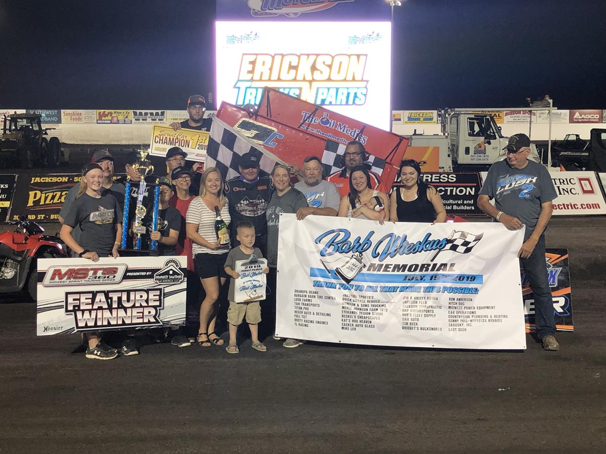 Johnson, Amdahl and Halverson Capture Livewire Printing Company Night Victories at Jackson Motorplex