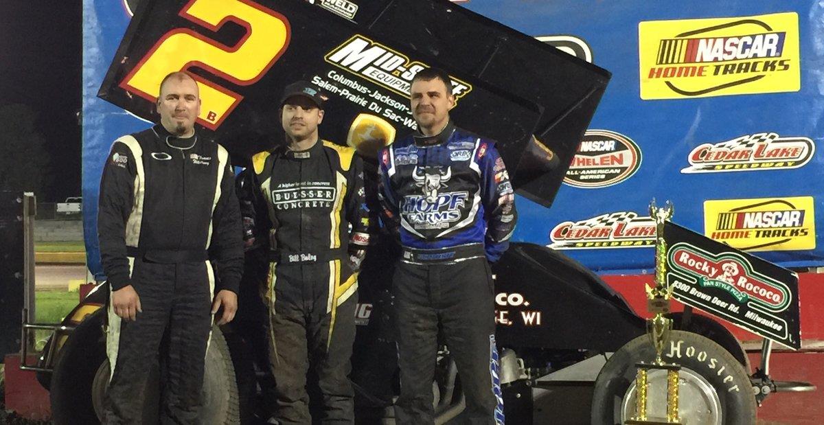 BALOG REMAINS PERFECT IN IRA ACTION WITH VICTORY IN CEDAR LAKE TRIPLE CROWN VICTORY, POCKETS $3,000!
