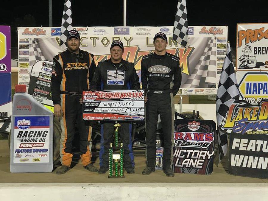 Burks headlines POWRi WAR at Lake Ozark Speedway