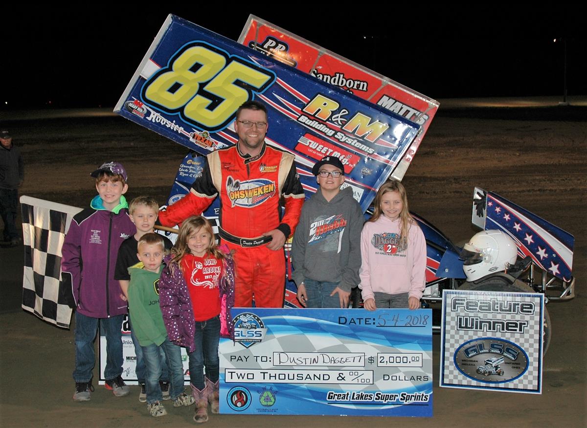 DAGGETT WINS SEASON OPENER