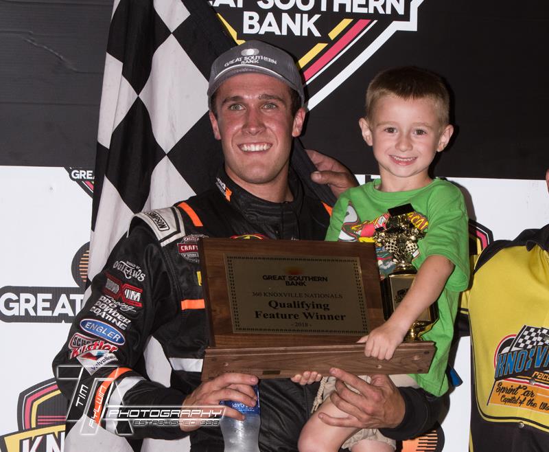 Carson Macedo Takes Jason Johnson’s No. 41 Back To Victory Lane At Knoxville Raceway