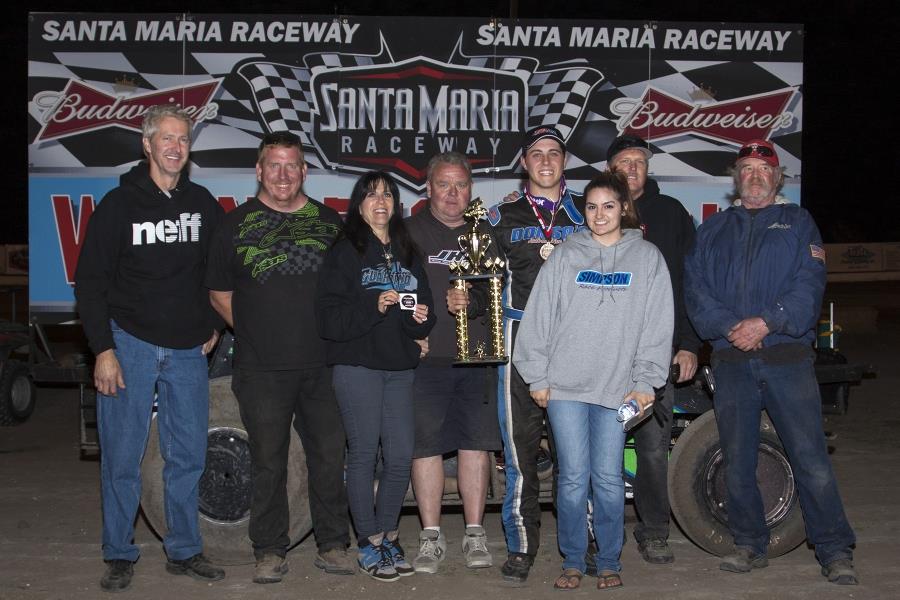 Guardino Notches 1st USAC Win at Santa Maria