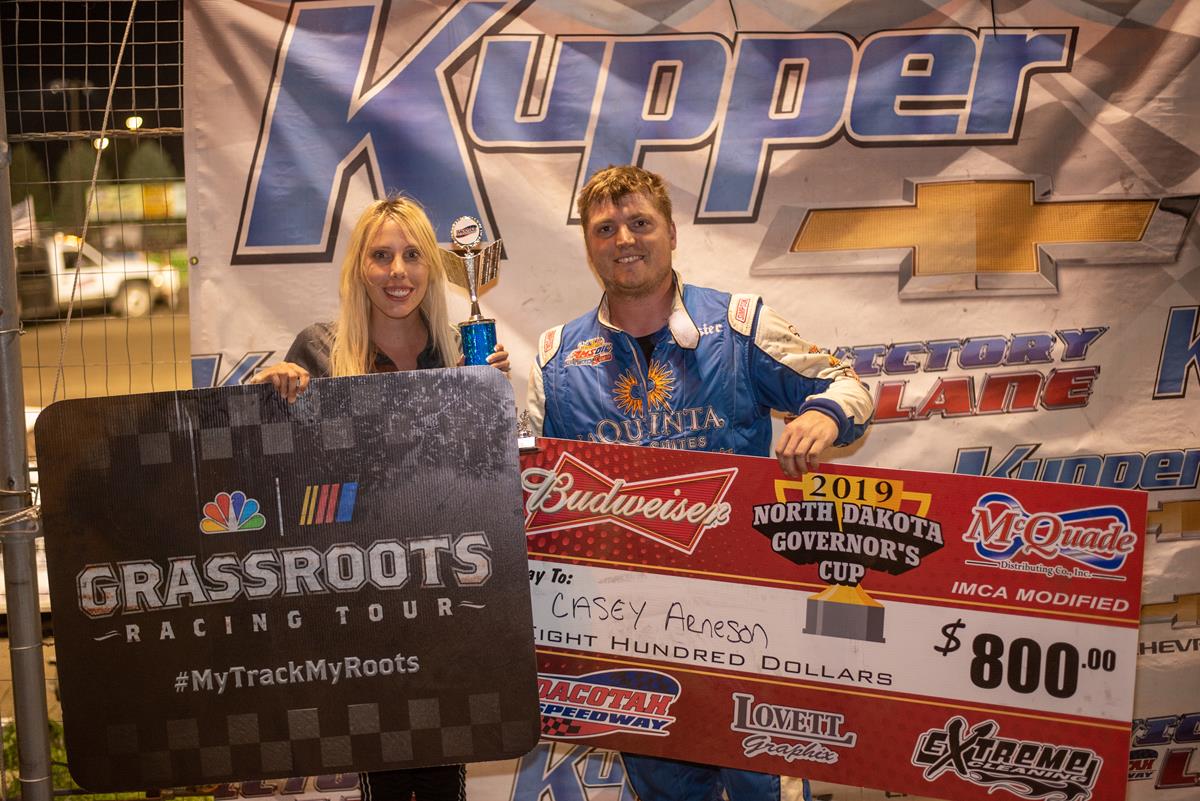 ARNESON RETURNS TO DACOTAH SPEEDWAY VICTORY LANE